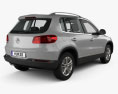 Volkswagen Tiguan Sport & Style with HQ interior 2017 3d model back view