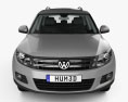 Volkswagen Tiguan Sport & Style with HQ interior 2017 3d model front view