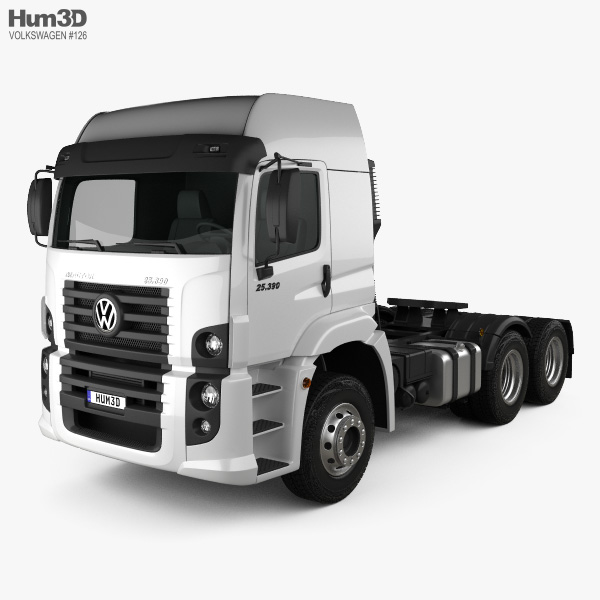 Volkswagen Constellation (25-390) Tractor Truck 3-axle 2016 3D model