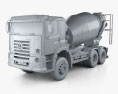 Volkswagen Constellation (26-260) Mixer Truck 3-axle 2016 3d model clay render