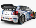 Volkswagen Polo R WRC Race Car 2018 3d model
