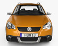Volkswagen Cross Polo 2009 3D模型 正面图