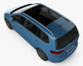 Volkswagen Touran 2018 3d model top view
