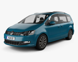 Volkswagen Sharan 2019 3D model