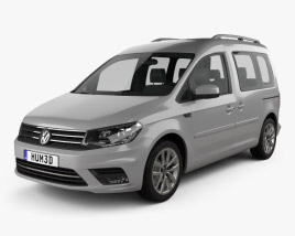 Volkswagen Caddy Highline 2018 3D model