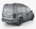 Volkswagen Caddy Highline 2018 3D-Modell