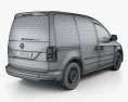 Volkswagen Caddy Panel Van 2018 3D 모델 