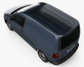Volkswagen Caddy パネルバン 2015 3Dモデル top view