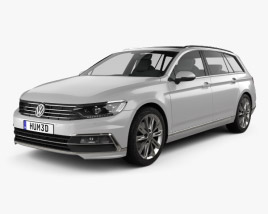 Volkswagen Passat (B8) variant R-Line 2019 3D model
