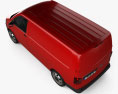 Volkswagen Transporter (T6) パネルバン 2016 3Dモデル top view
