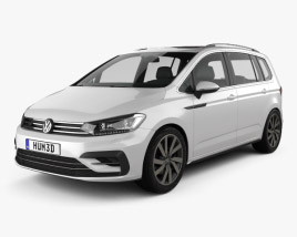 Volkswagen Touran R-Line 2018 3D model