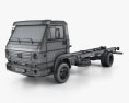 Volkswagen Delivery Chassis Truck 2015 3d model wire render