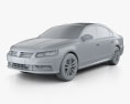 Volkswagen Passat (NMS) 2019 3d model clay render