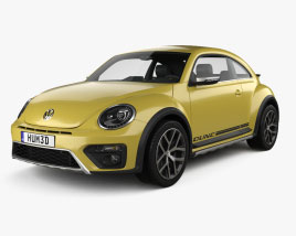 Volkswagen Beetle Dune 2019 Modelo 3d