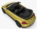 Volkswagen Beetle Dune コンバーチブル 2016 3Dモデル top view
