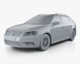 Volkswagen Cross Lavida 2016 3D模型 clay render