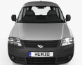 Volkswagen Caddy 2010 3d model front view