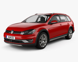 Volkswagen Golf Alltrack 2018 3D model