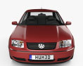 Volkswagen Jetta sedan 2005 Modelo 3d vista de frente