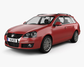 Volkswagen Golf Variant 1997 3D model