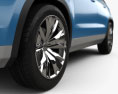 Volkswagen CrossBlue 带内饰 2013 3D模型