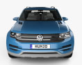 Volkswagen CrossBlue with HQ interior 2014 3d model front view