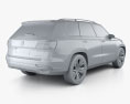 Volkswagen CrossBlue with HQ interior 2014 3d model