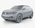 Volkswagen T-Cross Breeze Концепт 2016 3D модель clay render