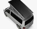 Volkswagen Transporter (T6) California 2019 3D模型 顶视图