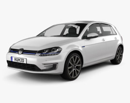 Volkswagen Golf GTE 2018 3D model