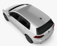Volkswagen Golf GTE 2018 3d model top view