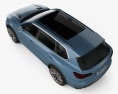Volkswagen T-Prime GTE 2017 3D-Modell Draufsicht