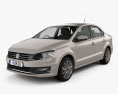 Volkswagen Vento 2019 3d model