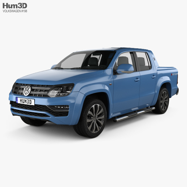 Volkswagen Amarok Crew Cab Aventura 2021 3Dモデル