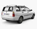 Volkswagen Polo Variant 2002 Modelo 3d vista traseira
