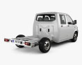 Volkswagen Transporter (T6) Double Cab Chassis 2019 3d model back view