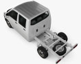 Volkswagen Transporter (T6) Double Cab Chassis 2019 3d model top view
