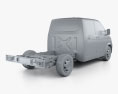 Volkswagen Transporter (T6) Double Cab Chassis 2019 3d model