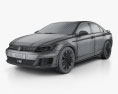 Volkswagen Lamando GTS 2018 Modelo 3D wire render