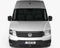 Volkswagen Crafter パネルバン L1H2 2017 3Dモデル front view