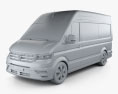Volkswagen Crafter パネルバン L1H2 2017 3Dモデル clay render