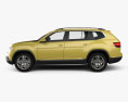 Volkswagen Atlas SEL 2021 3d model side view
