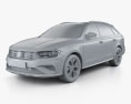 Volkswagen C-Trek 2018 3d model clay render