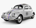 Volkswagen Beetle Herbie the Love Bug 2019 Modèle 3d