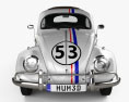 Volkswagen Beetle Herbie the Love Bug 3D-Modell Vorderansicht