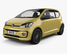 Volkswagen Up Style 3-door 2020 3D model