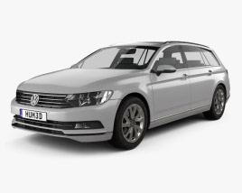 Volkswagen Passat (B8) Variant S 2017 3D model