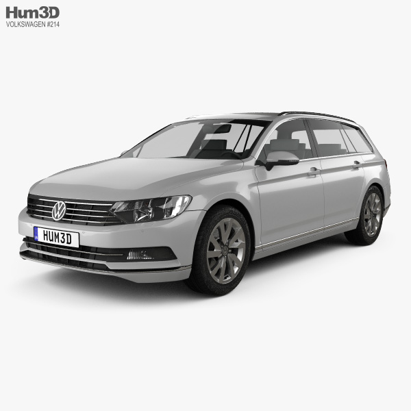 Volkswagen Passat (B8) Variant S 2017 3D model