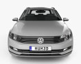 Volkswagen Passat (B8) Variant S 2017 3D模型 正面图