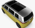 Volkswagen ID Buzz concept 2017 Modelo 3D vista superior